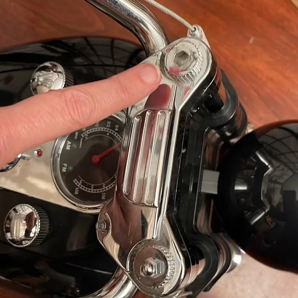 Vintage Harley-Davidson Tank Radio, Working Radio, Engine Sound